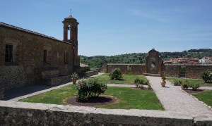 Elevated garden, park in Monte San Savino