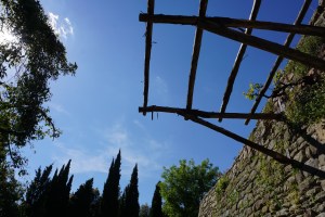 Overhang at The Castle of Gargonza