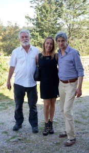 John with our wonderful hosts Francesco and Maria Vittoria.